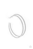 Resist The Twist - Silver Earrings - Paparazzi Accessories Earrings Bedazzle Me Pretty Mobile Fashion Boutique