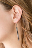 Retro Edge - Black Necklace - Paparazzi Accessories Necklace Bedazzle Me Pretty Mobile Fashion Boutique