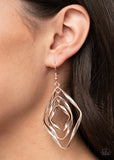 Retro Resplendence - Gold Earrings - Paparazzi Accessories Earrings Bedazzle Me Pretty Mobile Fashion Boutique