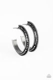 Retro Reverberation - Silver Earrings - Paparazzi Accessories Earrings Bedazzle Me Pretty Mobile Fashion Boutique