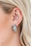 Revenue Avenue - Black Clip-On Earrings - Paparazzi Accessories Clip-On Earrings Bedazzle Me Pretty Mobile Fashion Boutique