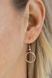Revolutionary Radiance - Copper Necklace - Paparazzi Accessories Necklace Bedazzle Me Pretty Mobile Fashion Boutique