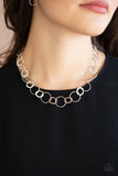Revolutionary Radiance - Silver Necklace - Paparazzi Accessories Necklace Bedazzle Me Pretty Mobile Fashion Boutique