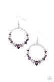 Revolutionary Refinement - Purple Earrings - Paparazzi Accessories Earrings Bedazzle Me Pretty Mobile Fashion Boutique