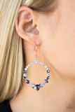 Revolutionary Refinement - Purple Earrings - Paparazzi Accessories Earrings Bedazzle Me Pretty Mobile Fashion Boutique