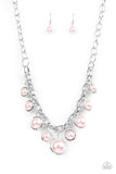 Revolving Refinement - Pink Necklace - Paparazzi Accessories Necklace Bedazzle Me Pretty Mobile Fashion Boutique