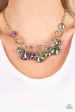 Rhinestone River - Multi Necklace - Paparazzi Accessories Necklace Bedazzle Me Pretty Mobile Fashion Boutique