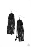 Right as RAINBOW - Black Earrings - Paparazzi Accessories Earrings Bedazzle Me Pretty Mobile Fashion Boutique