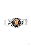 Right On TREK - Brown Ring - Paparazzi Accessories Ring Bedazzle Me Pretty Mobile Fashion Boutique