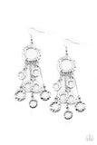 Right Under Your NOISE - Silver Earrings - Paparazzi Accessories Earrings Bedazzle Me Pretty Mobile Fashion Boutique