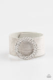 Ring In The Bling - Silver Bracelet - Paparazzi Accessories Bracelet Bedazzle Me Pretty Mobile Fashion Boutique