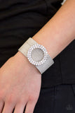 Ring In The Bling - Silver Bracelet - Paparazzi Accessories Bracelet Bedazzle Me Pretty Mobile Fashion Boutique