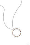 RING It Back - Brown Necklace - Paparazzi Accessories Necklace Bedazzle Me Pretty Mobile Fashion Boutique
