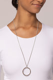 RING It Back - Brown Necklace - Paparazzi Accessories Necklace Bedazzle Me Pretty Mobile Fashion Boutique
