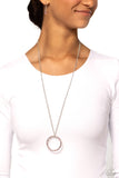 RING It Back - Pink Necklace - Paparazzi Accessories Necklace Bedazzle Me Pretty Mobile Fashion Boutique