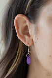 Rio Rainfall - Purple Necklace - Paparazzi Accessories Necklace Bedazzle Me Pretty Mobile Fashion Boutique