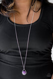 Rio Rancho Resplendence - Purple Necklace - Paparazzi Accessories Necklace Bedazzle Me Pretty Mobile Fashion Boutique