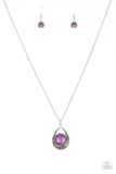 Rio Rancho Resplendence - Purple Necklace - Paparazzi Accessories Necklace Bedazzle Me Pretty Mobile Fashion Boutique