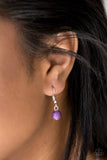 Rio Rancho Resplendence - Purple Necklace - Paparazzi Accessories Necklace Bedazzle Me Pretty Mobile Fashion Boutique