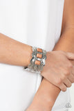 Rio Rancho Retreat - Brown Bracelet - Paparazzi Accessories Bracelet Bedazzle Me Pretty Mobile Fashion Boutique
