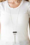 Rio Rendezvous - Black Necklace - Paparazzi Accessories Necklace Bedazzle Me Pretty Mobile Fashion Boutique