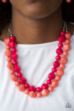 Rio Rhythm - Multi Necklace - Paparazzi Accessories Necklace Bedazzle Me Pretty Mobile Fashion Boutique