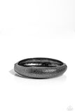 Rippling Reunion - Black Bracelet - Paparazzi Accessories Bracelet Bedazzle Me Pretty Mobile Fashion Boutique