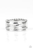 Rise and Shine - Silver Ring - Paparazzi Accessories Ring Bedazzle Me Pretty Mobile Fashion Boutique