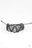 Rise To The Bait - Black Bracelet - Paparazzi Accessories Bracelet Bedazzle Me Pretty Mobile Fashion Boutique