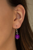 Rising Stardom - Purple Necklace - Paparazzi Accessories Necklace Bedazzle Me Pretty Mobile Fashion Boutique