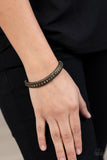 Risk-Taking Twinkle - Brass Bracelet - Paparazzi Accessories Bracelet Bedazzle Me Pretty Mobile Fashion Boutique