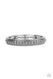 Risk-Taking Twinkle - Silver Bracelet - Paparazzi Accessories Bracelet Bedazzle Me Pretty Mobile Fashion Boutique