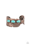 River Bend Relic - Copper Bracelet - Paparazzi Accessories Bracelet Bedazzle Me Pretty Mobile Fashion Boutique