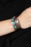 River Bend Relic - Copper Bracelet - Paparazzi Accessories Bracelet Bedazzle Me Pretty Mobile Fashion Boutique