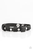 Road Burner - Black Bracelet - Paparazzi Accessories Bracelet Bedazzle Me Pretty Mobile Fashion Boutique