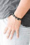 Road Burner - Black Bracelet - Paparazzi Accessories Bracelet Bedazzle Me Pretty Mobile Fashion Boutique