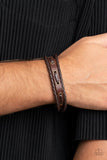Road Cruise - Brass Bracelet - Paparazzi Accessories Bracelet Bedazzle Me Pretty Mobile Fashion Boutique