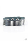 Road Pilot - Blue Bracelet - Paparazzi Accessories Bracelet Bedazzle Me Pretty Mobile Fashion Boutique