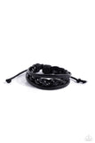 ROAM and Board - Black Bracelet - Paparazzi Accessories Bracelet Bedazzle Me Pretty Mobile Fashion Boutique