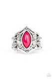 Roamin Rogue - Pink Ring - Paparazzi Accessories Ring Bedazzle Me Pretty Mobile Fashion Boutique