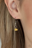 Roaming The Riverwalk - Yellow Necklace - Paparazzi Accessories Necklace Bedazzle Me Pretty Mobile Fashion Boutique