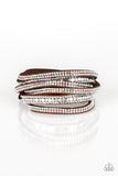 Rock Star Attitude - Brown Bracelet - Paparazzi Accessories Bracelet Bedazzle Me Pretty Mobile Fashion Boutique
