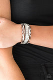 Rock Star Rocker - Brown Bracelet - Paparazzi Accessories Bracelet Bedazzle Me Pretty Mobile Fashion Boutique