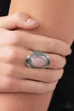 Rockable Refinement - Pink Ring - Paparazzi Accessories Ring Bedazzle Me Pretty Mobile Fashion Boutique