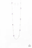 Rocky Razzle - Purple Necklace - Paparazzi Accessories Necklace Bedazzle Me Pretty Mobile Fashion Boutique