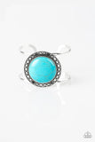 RODEO Rage - Blue Bracelet - Paparazzi Accessories Bracelet Bedazzle Me Pretty Mobile Fashion Boutique