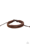 Rodeo Rally - Brown Bracelet - Paparazzi Accessories Bracelet Bedazzle Me Pretty Mobile Fashion Boutique
