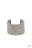 Rodeo Romance - Silver Bracelet - Paparazzi Accessories Bracelet Bedazzle Me Pretty Mobile Fashion Boutique