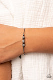 Roll Out the Radiance - Black Bracelet - Paparazzi Accessories Bracelet Bedazzle Me Pretty Mobile Fashion Boutique