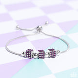 Roll Out the Radiance - Purple Bracelet - Paparazzi Accessories Bracelet Bedazzle Me Pretty Mobile Fashion Boutique